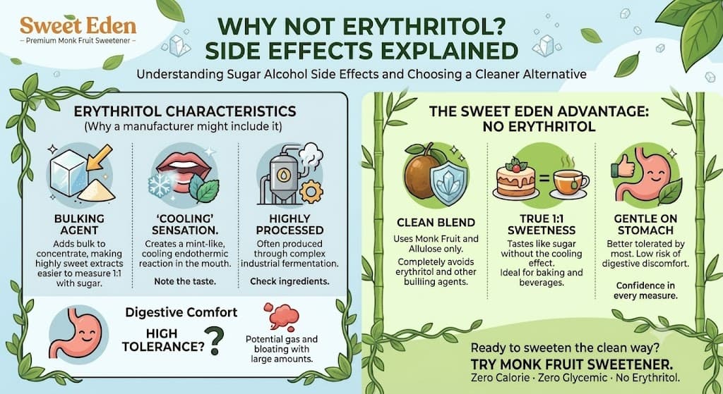 Why Not Erythritol? Erythritol Side Effects Explained